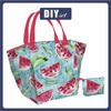 XL bag with in-bag pouch 2 in 1 - Tutti Frutti wz.4 - sewing set
