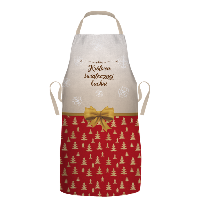 CHRISTMAS APRON - KRÓLOWA ŚWIĄTECZNEJ KUCHNI