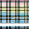 CHECK PAT. 12 / rainbow - Cotton woven fabric