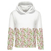 CLASSIC WOMEN’S HOODIE (POLA) - MEADOW PAT. 2 (IN THE MEADOW) - looped knit fabric - XS