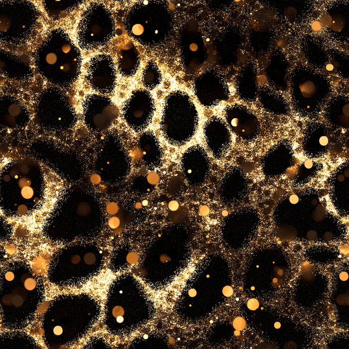 100CM Black & Gold Glamour wz.6 - tkanina wodoodporna