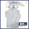 KID'S HOODIE  "PARIS" (110/116) - BUNNY - sewing set 