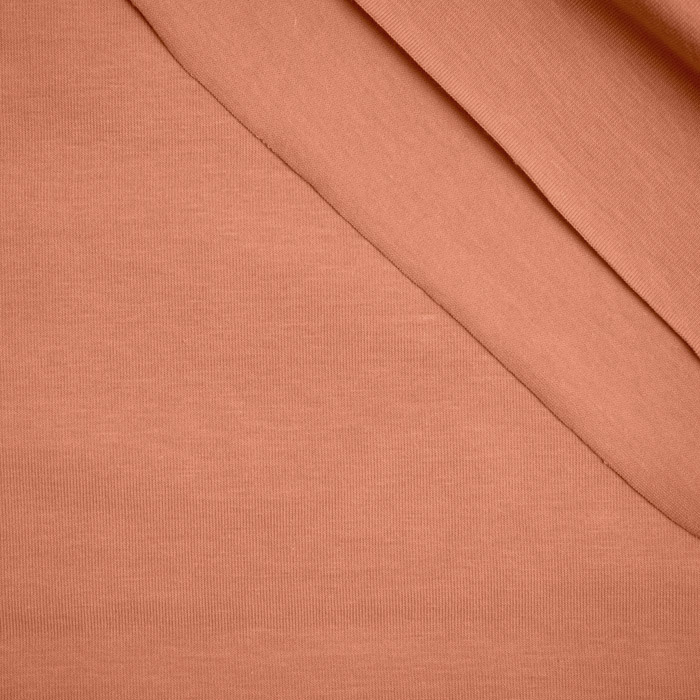úplet tričkovina s elastanem TE210 - PAPAYA ORANGE (D-108)
