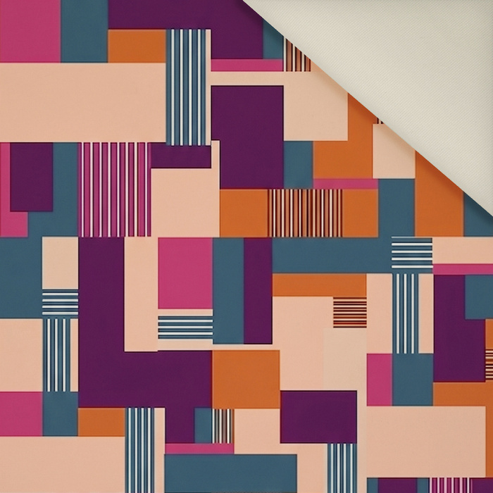 RETRO GEOMETRIC WZ. 1 - Polster- Velours
