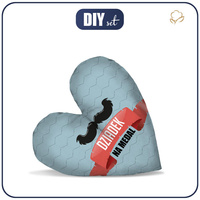 DECORATIVE PILLOW HEART -  DZIADEK NA MEDAL