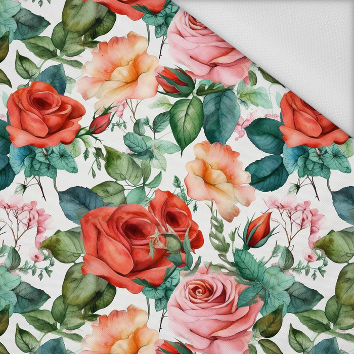 FLOWERS WZ.45 - Waterproof woven fabric
