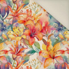 FLOWERS WZ.37- Welur tapicerski