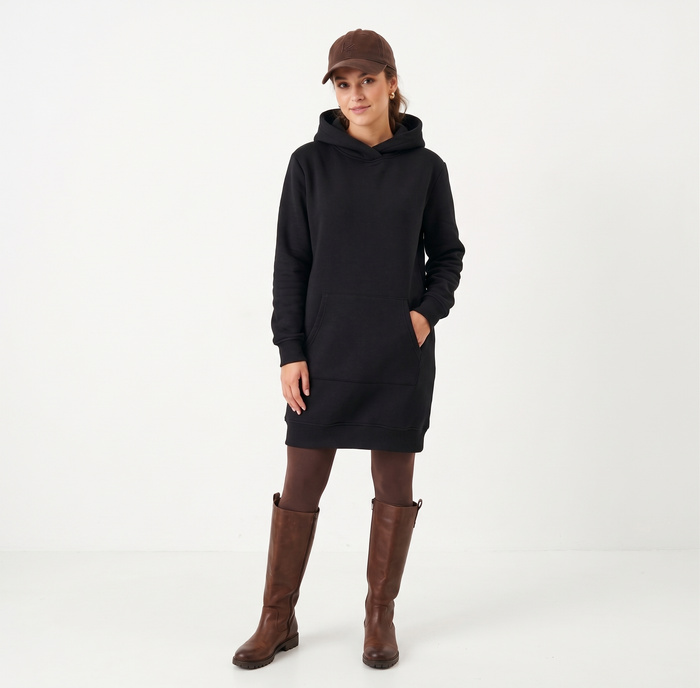 ZESTAW DIY - Bluza kangurka (LUXA) - CZARNA