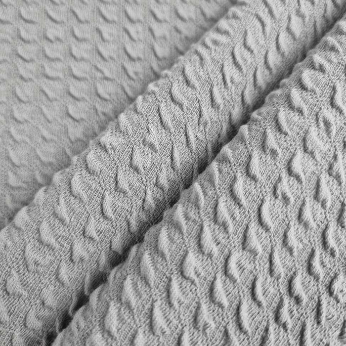 3D Waffle Cotton Knit - ECO MELANGE D-190 