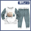 KINDERPYJAMAS "MIKI" - SLEEPING CAT - Nähset (110/116)