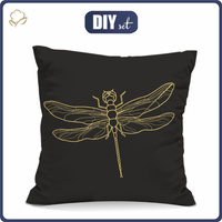 KISSEN 45x45 - GOLDENER LIBELLE - Nähset