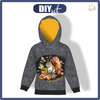 KINDER HOODIE (ALEX) - WATERCOLOR SQUIRREL - Nähset (110/116)
