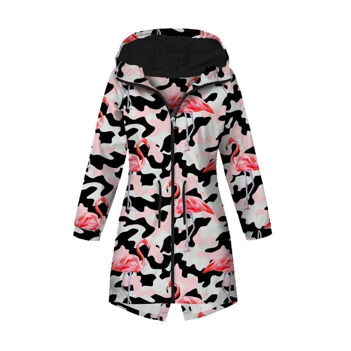 CAMOUFLAGE FLAMINGOS - Baumwoll Webware