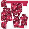 CLASSIC DAMEN HOODIE (POLA) - PASTEL FLOWERS m. 2 - Nähset XXXL