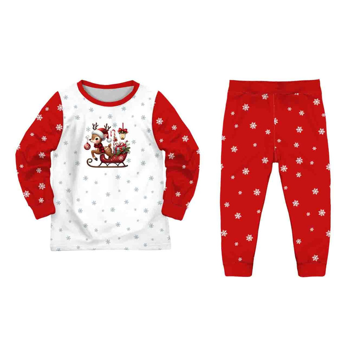 KINDERPYJAMAS "MIKI" - WINTER ANIMALS M. 18 - Nähset (110/116)