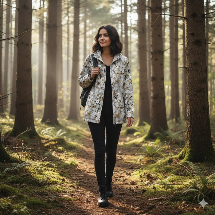 FLOWERS - Cloud Dancer WZ.2 - Wintersweat angeraut mit Elastan ITY