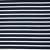 STRIPES DARK BLUE / WHITE 1,0cm x 0,5cm - Viscose jersey