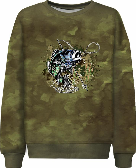 CHILDREN'S (NOE) SWEATSHIRT - FISHING TIME - sewing set (134/140)