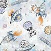 SPACE CUTIES pat. 8 (CUTIES IN THE SPACE) - Cotton muslin