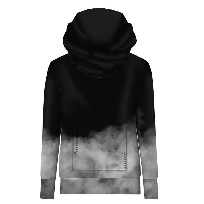 UNISEX HOODIE (HYDRA) - SMOKE - sewing set L
