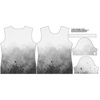 T-SHIRT DAMSKI - KLEKSY (szary) - single jersey XXL