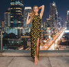 Black & Gold Glamour wz.5 - brushed knitwear with elastane ITY