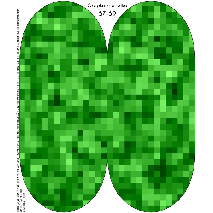 "Beanie" Mütze - PIXEL MS.2 / grün 51-53