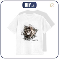 KID’S T-SHIRT- BE BRAVE (BE YOURSELF) - single jersey (116/122)