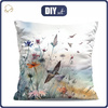 POLŠTÁŘ 45x45 - MAGIC MEADOW VZ. 10 - Potahový velur - Sada šití