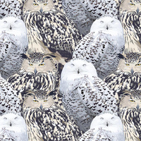 EAGLE-OWLS - Viscose jersey WE210