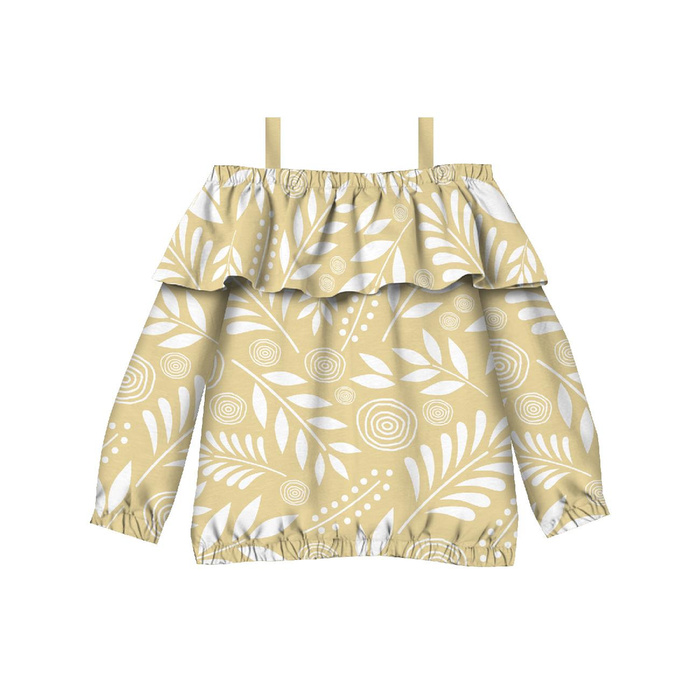 Carmenausschnitt Bluse (VIKI) - FOLKLORE M. 4 - Nähset 