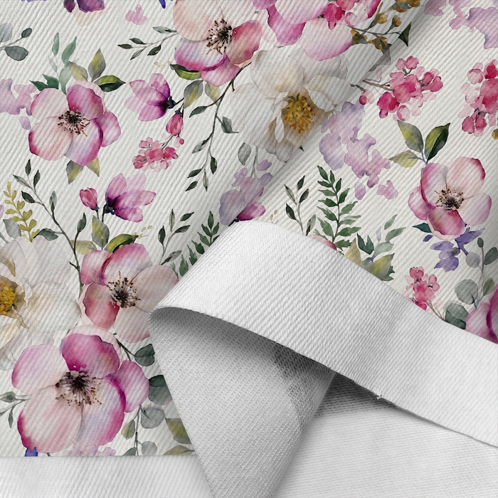 PASTEL FLOWERS WZ. 21 - Drelich bawełniany