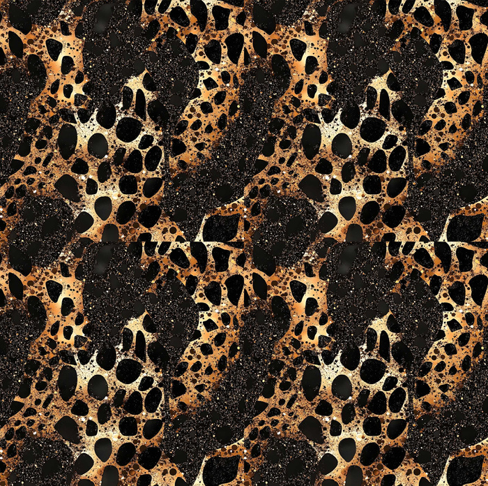 Black & Gold Glamour wz.2 - single jersey s elastanem ITY