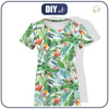 WOMEN’S T-SHIRT - PARADISE JUNGLE / white - single jersey S