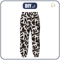 KID'S JOGGERS (ROBIN) - ANIMAL SKIN pat.5 - sewing set (146/152)