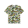 2-PACK - T-SHIRT DZIECIĘCY - PANDY I DINO - ZESTAW DO USZYCIA (128/134)