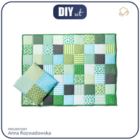 PŘIKRÝVKA PATCHWORK - Dinosauři