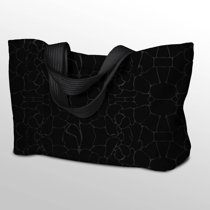 VODNÍ SVĚT (ZÁZEMÍ) / černá - lycra 300g