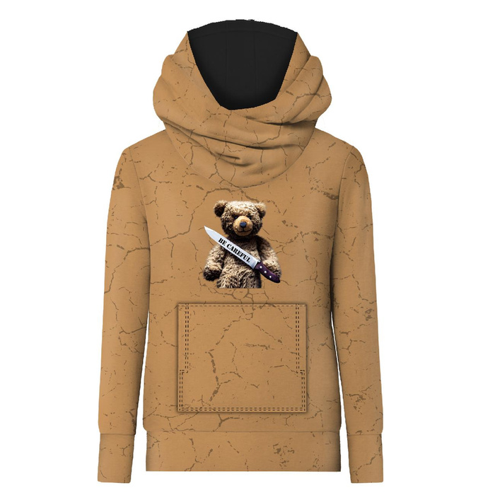 UNISEX HOODIE (HYDRA) - BE CAREFUL - Nähset M