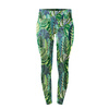 SPORTS LEGGINGS - GREEN JUNGLE pat. 1 (VINTAGE) - M