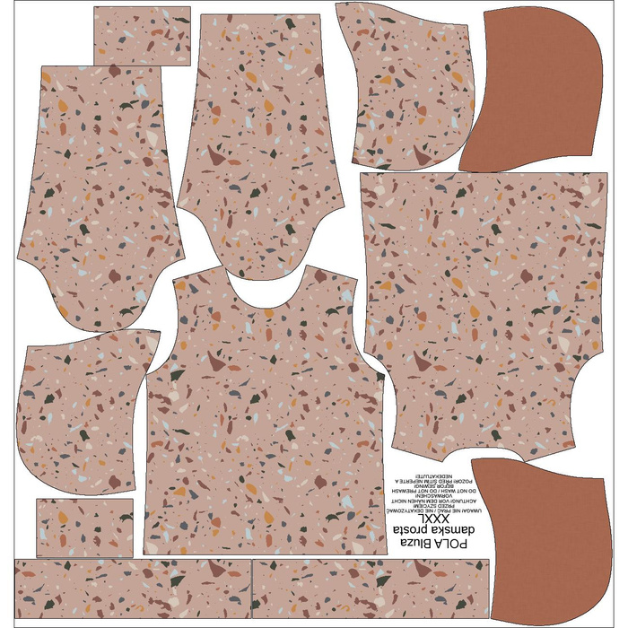 CLASSIC DAMEN HOODIE (POLA) - TERRAZZO Ms. 6 - Sommersweat - L