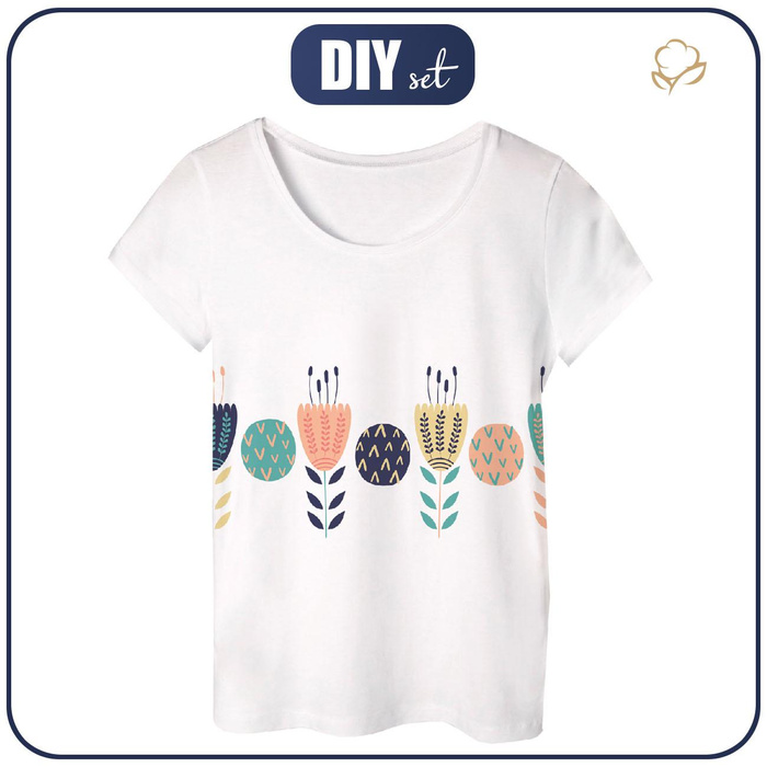 PIŻAMA-T-SHIRT - FOLK - L