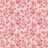 ROSES pat. 1 (red) - Cotton muslin