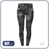 SPORTLEGGINGS - CAMOUFLAGE - Kritzelei - XL
