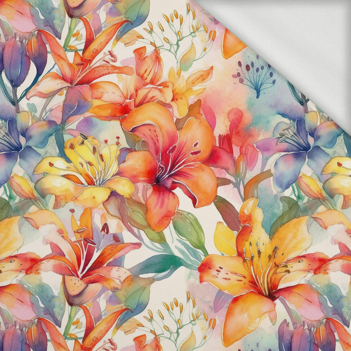 FLOWERS WZ.37 - French Terry mit Elasthan