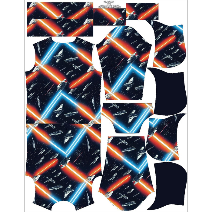 MEN’S HOODIE (COLORADO) - LIGHT RAYS - sewing set S