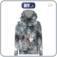 UNISEX HOODIE (HYDRA) - ALCOHOL INK M. 4 - Nähset (158/164)