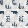 BEARS (adventure) / grey  - Waterproof woven fabric