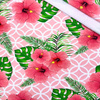 FLOWERS & MONSTERS / pink lemonade - French Terry mit Elasthan