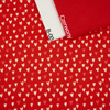 MINI HEARTS / RED (BIRDS IN LOVE) - single jersey with elastane 